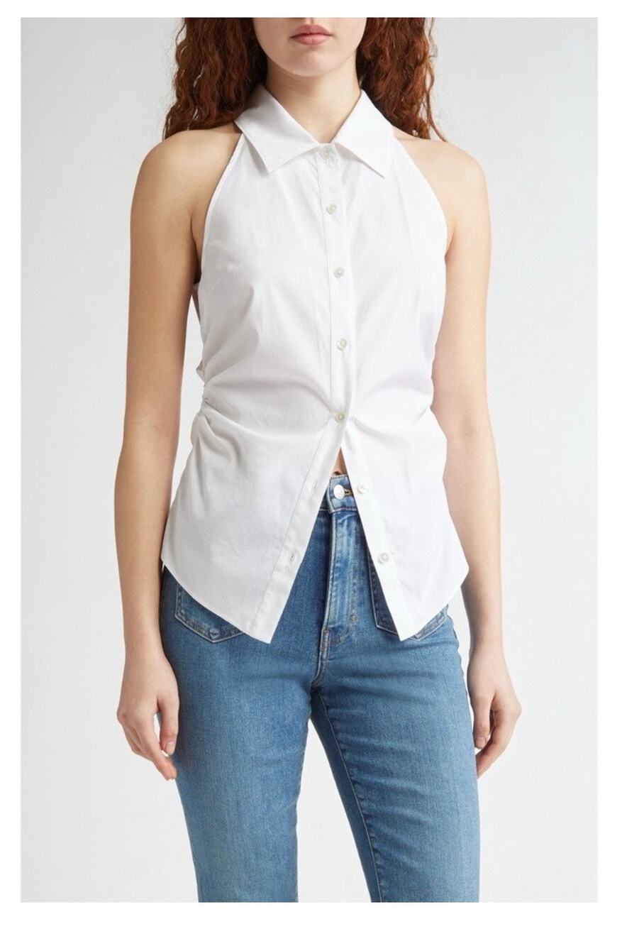 Veronica Beard Regina Sleeveless Blouse Size 4